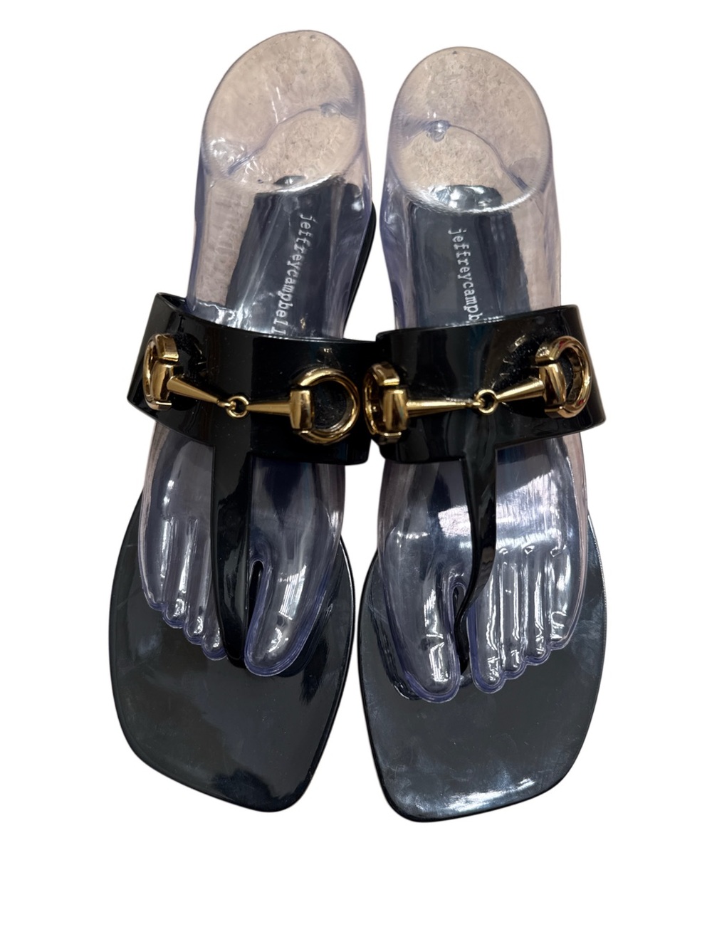 JEFFREY CAMPBELL A-LIL-BIT THONG SANDAL